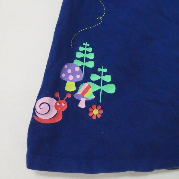 CIRCO 24 months Blue Cotton Short Sleeve Dress With Colorful Fun Print Design - Picture 7 of 15